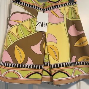 Zara skort and tank top.